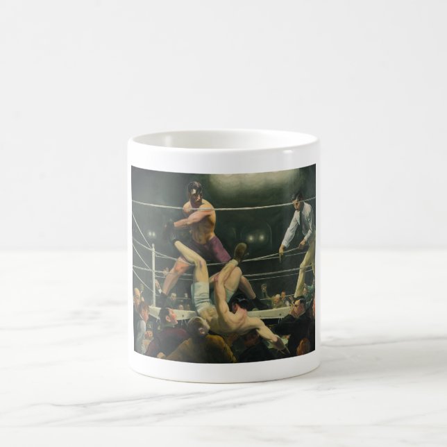 Taza De Café Dempsey y boxeo de Firpo - George Bellows (Centro)