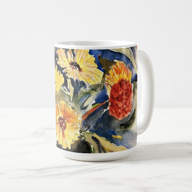 Taza De Café Demuth - Spray of Flowers (Anverso derecho)