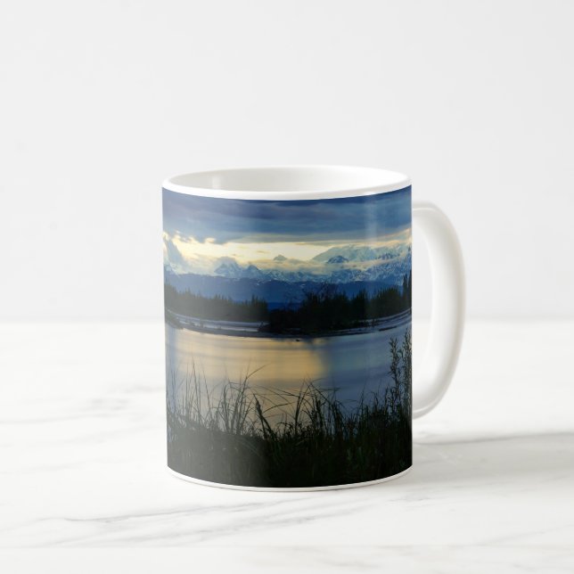 Taza De Café Denali Midnight Sunset Coffee Mug (Anverso derecho)
