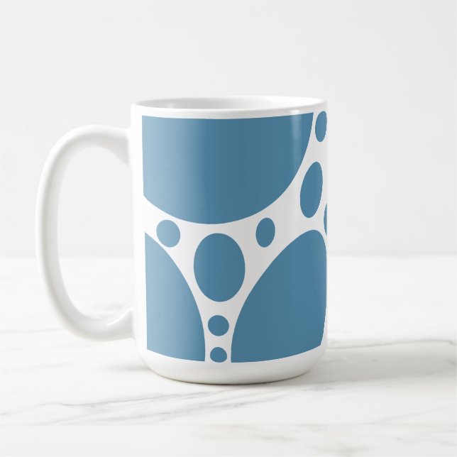 Taza De Café Denim Bubbles (Izquierda)