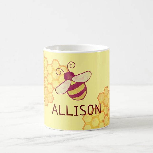 Taza De Café Denominación personalizada Sweet Bee Mug (Centro)