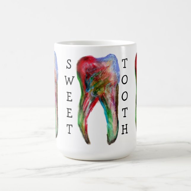 Taza de café dental para dulces (Centro)