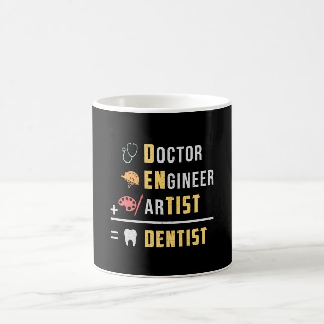 Taza De Café Dentist Dental Teeth Médica Diente Gracioso Idea d (Centro)