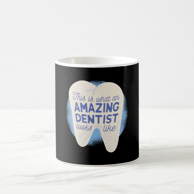 Taza De Café Dentist Teeth Médica dental regalo (Centro)