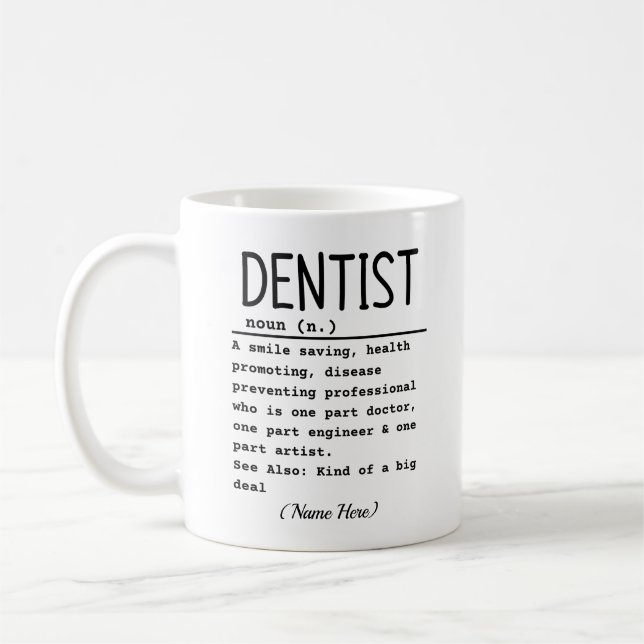 Taza De Café Dentista (Izquierda)