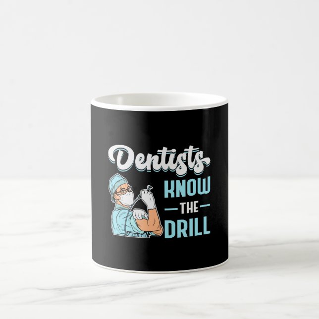 Taza De Café Dentista Dental Dentística Teeth Tooth Idea (Centro)