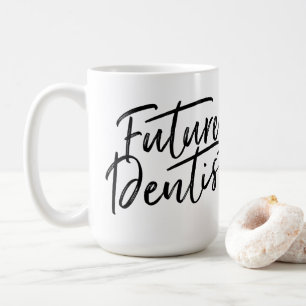 Taza De Café Dentista futuro manuscrito