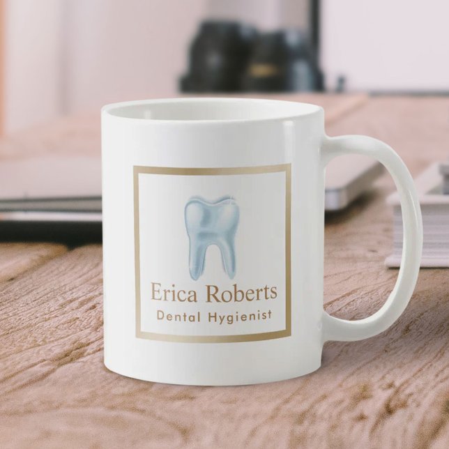 Taza De Café Dentista Higiénico Auxiliar Dental 3D Diente (Subido por el creador)
