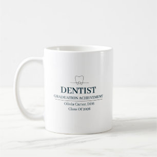 Taza De Café Dentista Nombre Personalizado Desde Año