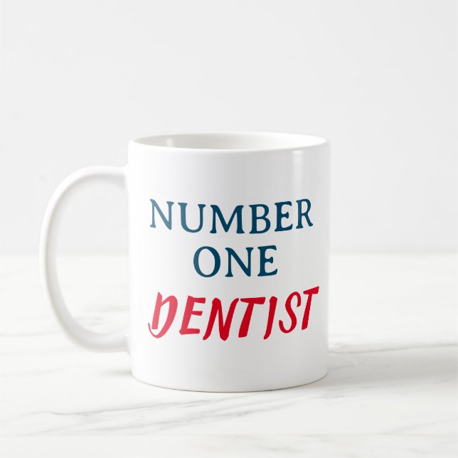 Taza De Café Dentista número uno (Izquierda)