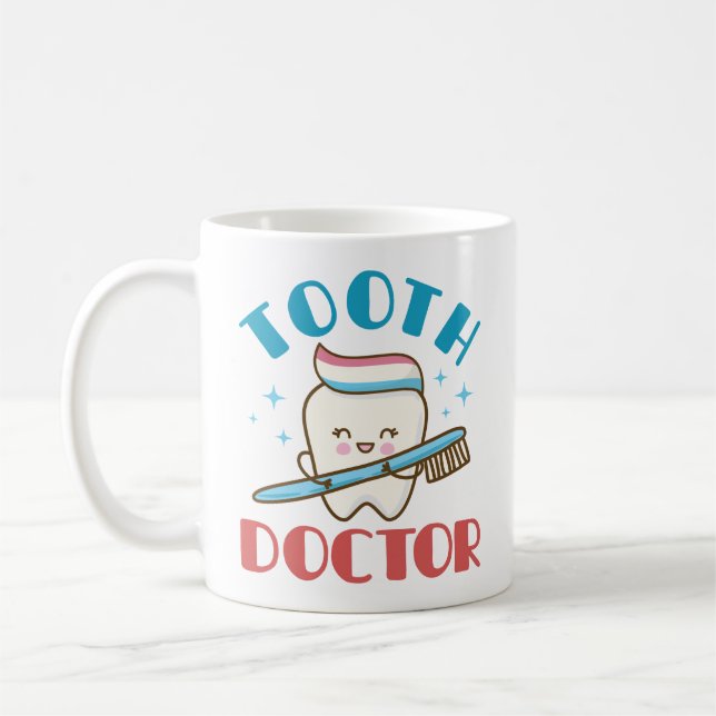 Taza De Café Dentista pediátrica Médica dental (Izquierda)