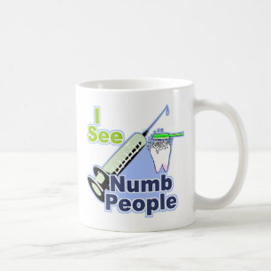 Taza De Café Dentistas e higienistas divertidos
