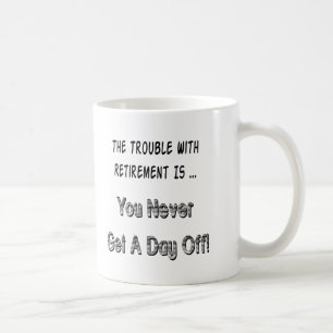 Taza De Café Denuncia del retiro