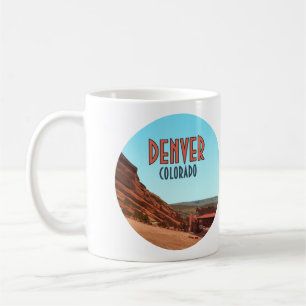 Taza De Café Denver Colorado Red Rocks Vintage