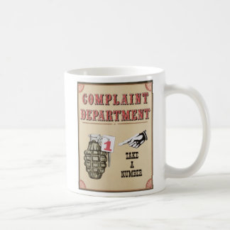Taza De Café Departamento de denuncia