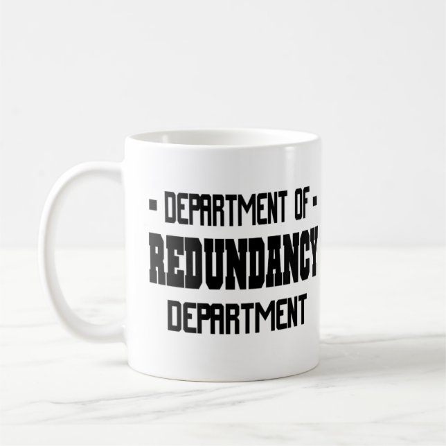 Taza De Café Departamento de departamento de la redundancia (Izquierda)