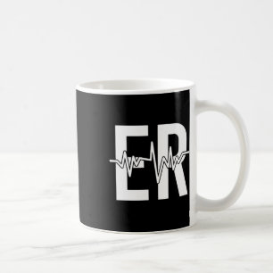 Taza De Café Departamento De Emergencia Er Enfermera Delantera 