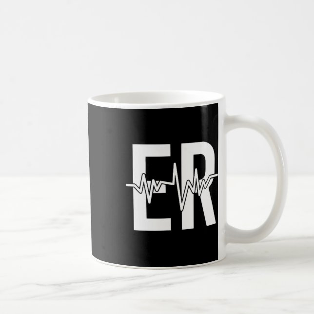Taza De Café Departamento De Emergencia Er Enfermera Delantera  (Derecha)