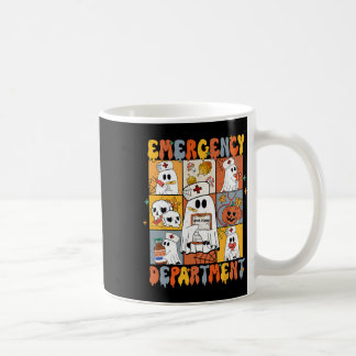 Taza De Café Departamento de Emergencia Fantasma de Calabaza Cu