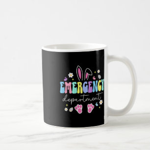 Taza De Café Departamento de Emergencia Pascua Enfermera Urgenc