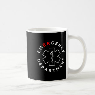 Taza De Café Departamento de Emergencias Enfermera Er Rn Retro