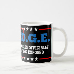 Taza De Café Departamento de exposición oficial de los demócrat