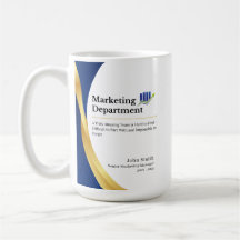 Departamento de marketing personalizado Coffee Mug