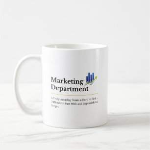 Taza De Café Departamento de Marketing Personalizado Equipo Inc