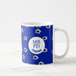 Taza De Café Departamento de nombres personalizados de carteles