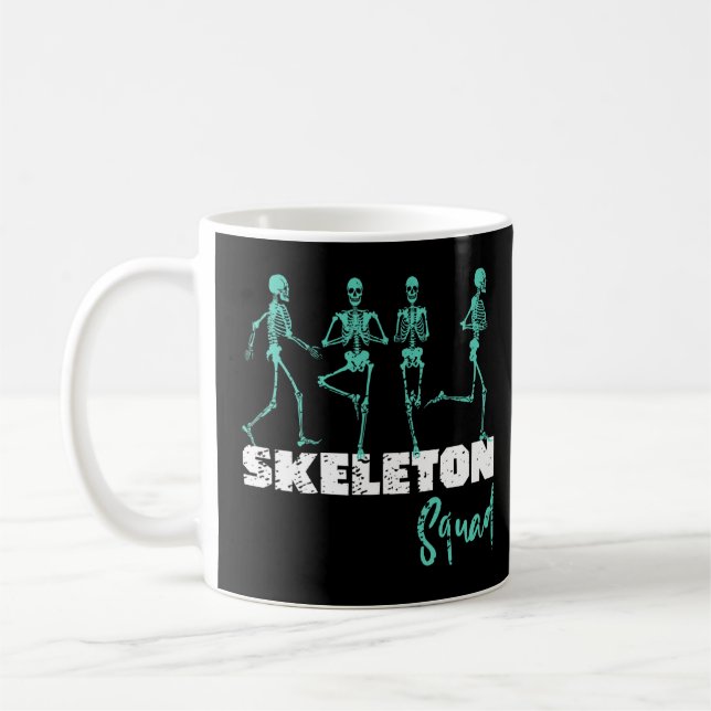 Taza De Café Departamento de Radiología X Ray Tech Skeletquad (Izquierda)
