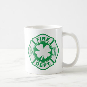 Taza De Café Departamento irlandés del fuego