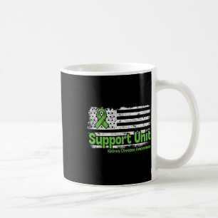 Taza De Café Dependencia de Apoyo a las Enfermedades Bandera En