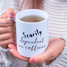 Taza De Café Dependiente Esencialmente Del Café Halloween Café