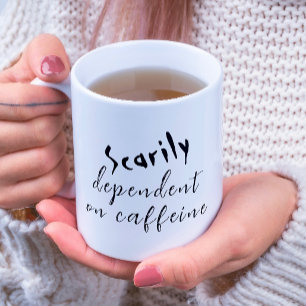 Taza De Café Dependiente Esencialmente Del Café Halloween Café