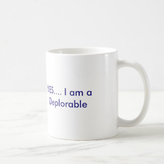 Taza de café deplorable
