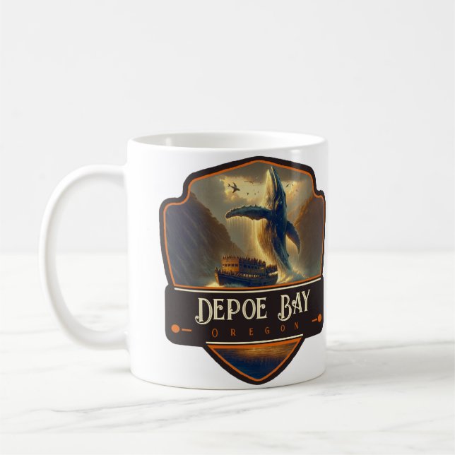 Taza De Café Depoe Bay, Oregón | Antiguo (Izquierda)