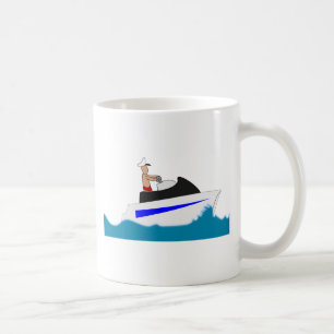 Taza De Café deporte de barco vacaciones agua ola olas mojado