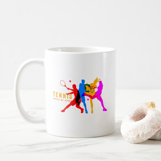 Taza De Café Deporte de tenis | Mug clásico #11 (Con donut)