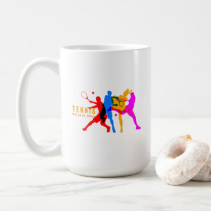 Taza De Café Deporte de tenis   Mug clásico #15