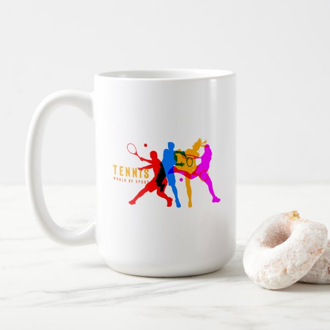 Taza De Café Deporte de tenis | Mug clásico #15 (Con donut)