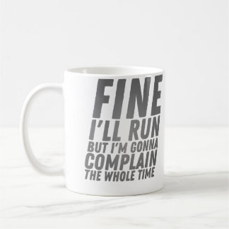 Taza De Café Deporte Divertido de Fitness Corriendo y Trotando