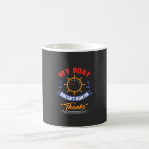 Taza De Café Deporte Náutico - Mi Barco No Funciona Con Gracias
