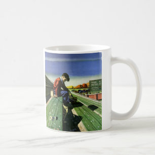 Taza De Café Deportes Antiguos, Triste Aficionado al Fútbol con