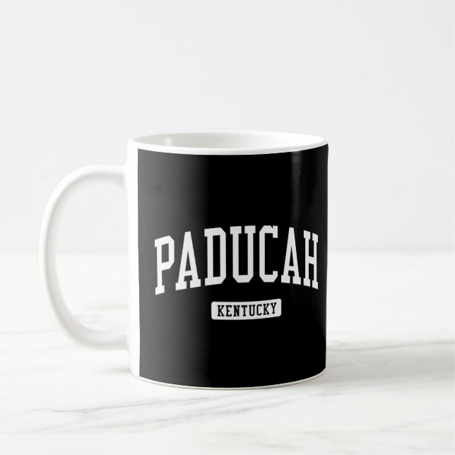 Taza De Café Deportes atléticos Paducah Kentucky Ky (Izquierda)