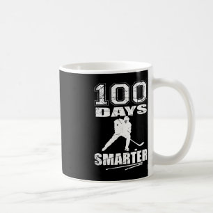 Taza De Café Deportes de hockey 100 días más inteligentes