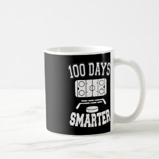 Taza De Café Deportes de hockey 100 días más inteligentes