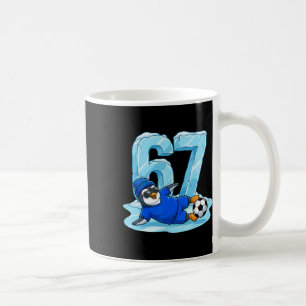 Taza De Café Deportes de invierno divertidos de diapositiva de
