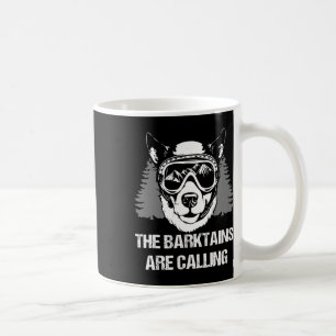 Taza De Café Deportes de invierno divertidos para esquiar Perro