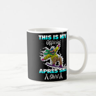 Taza De Café Deportes de invierno Esquí Cerdo Snowboard Este es