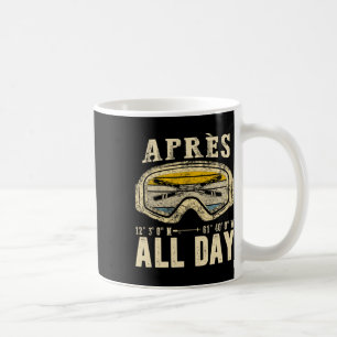 Taza De Café Deportes de invierno todo el día Apres amante del